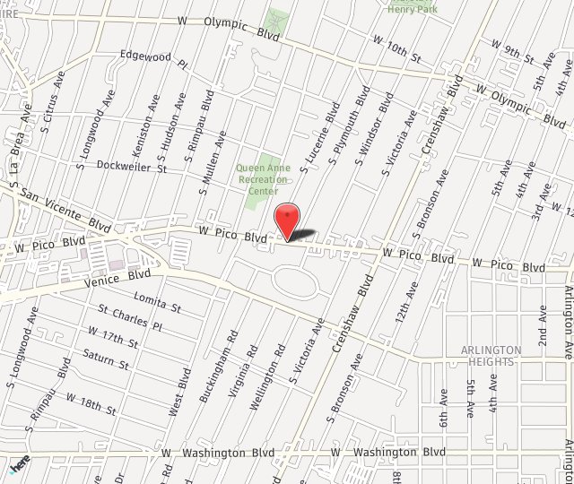 Location Map: 4415 West Pico Blvd Los Angeles, CA 90019